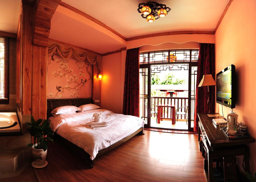 Yangshuo River View Hotel Oda fotoğraf